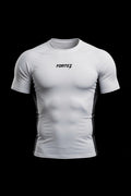 White compression T-shirt