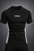Black compression T-shirt
